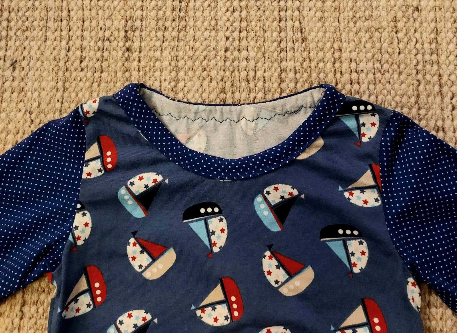 Langarmshirt Gr. 92, Kindershirt, Geschenk zur Geburt,Baumwollstoff, Jerseyshirt, Langarmshirt – Bild 5