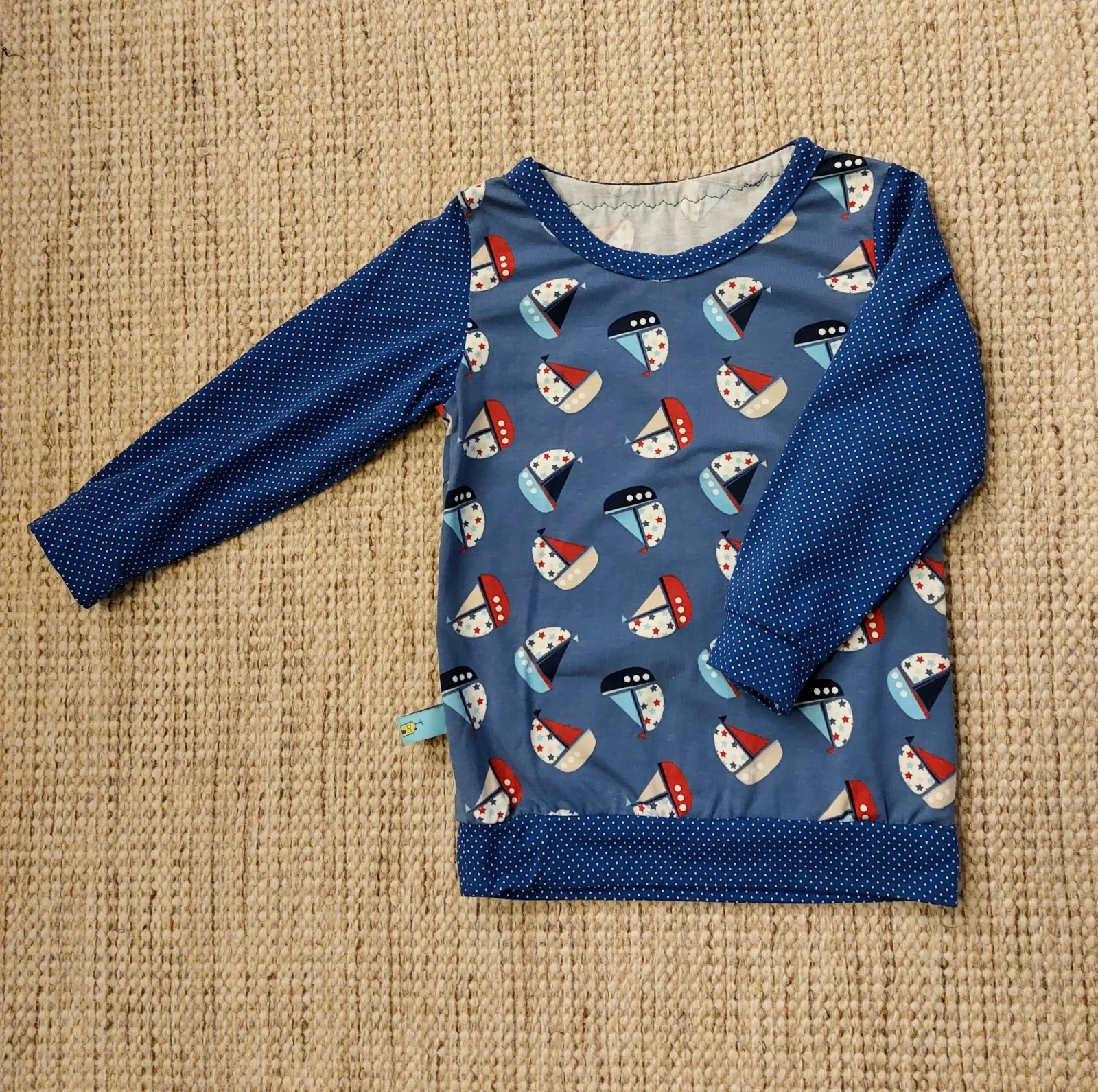 Langarmshirt Gr. 92, Kindershirt, Geschenk zur Geburt,Baumwollstoff, Jerseyshirt, Langarmshirt