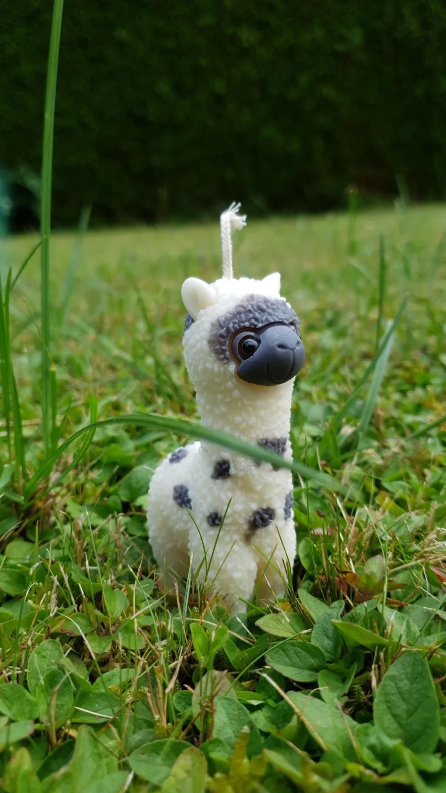 Alpaka Kerze aus Rapswachs – niedliche Tierkerze & Geschenkidee – Bild 4