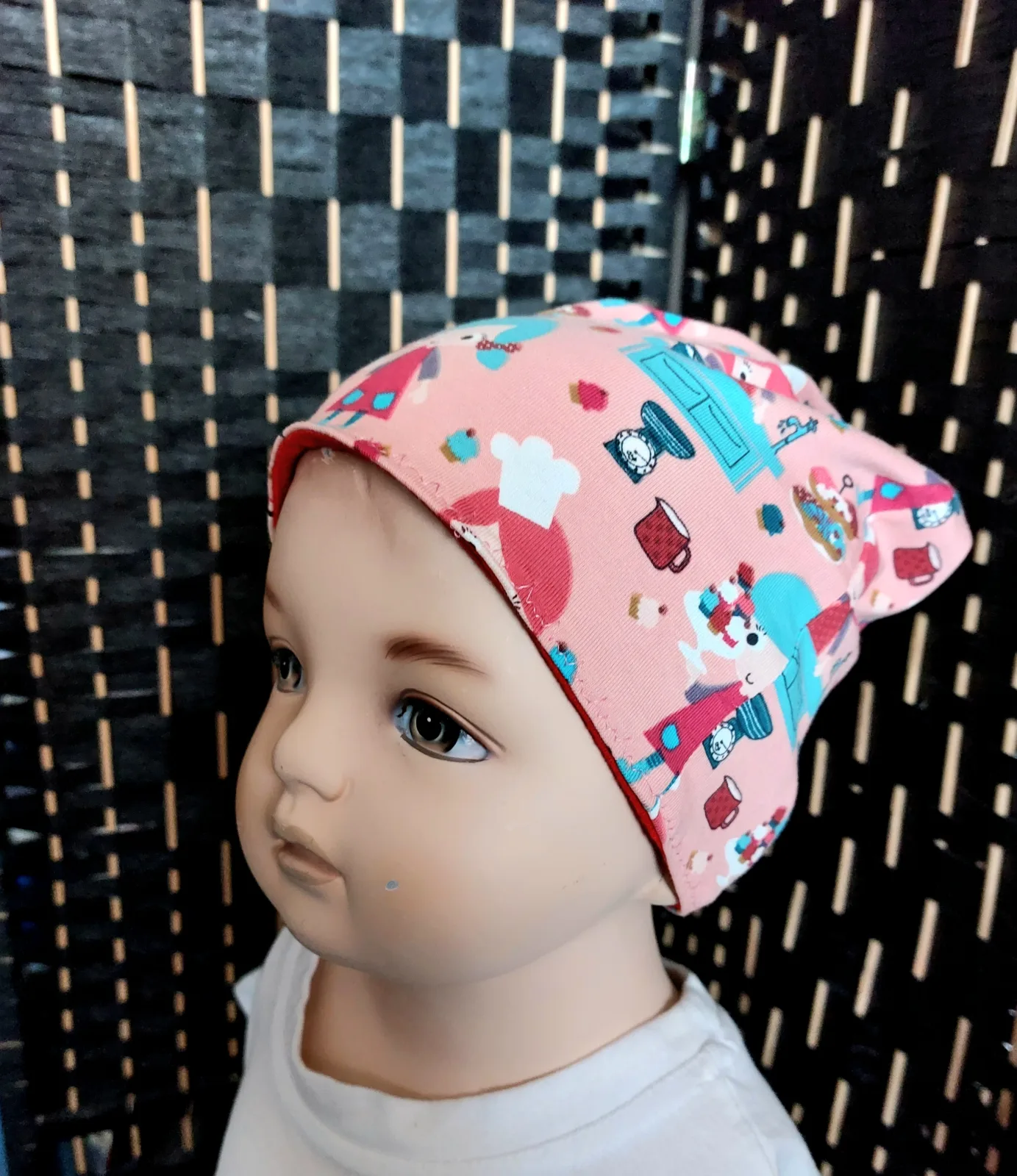 Beanie aus Baumwolljersey