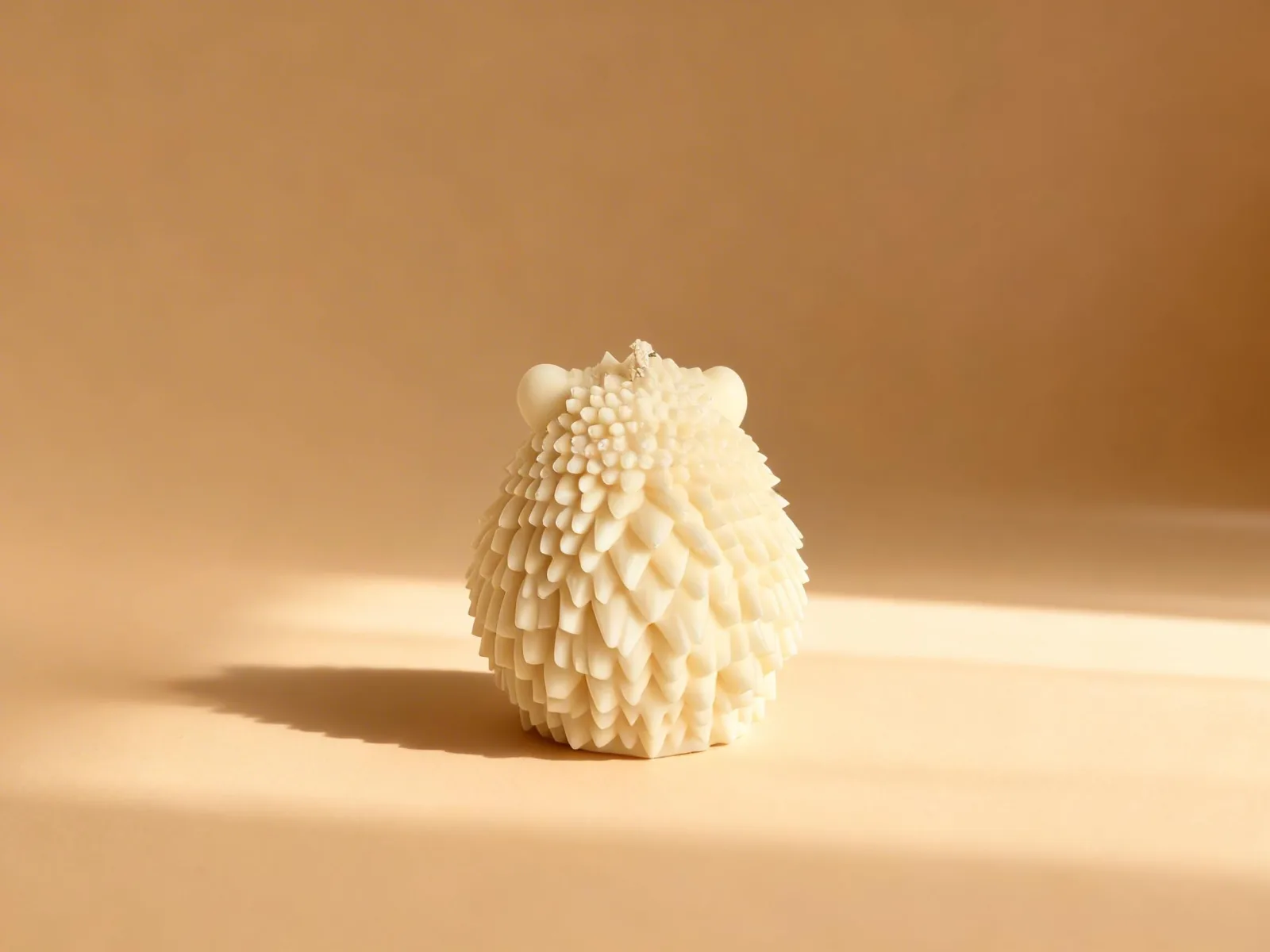Igelkerze aus Rapswachs – süßer Igel als Herbstdeko & Geschenkidee – Bild 8