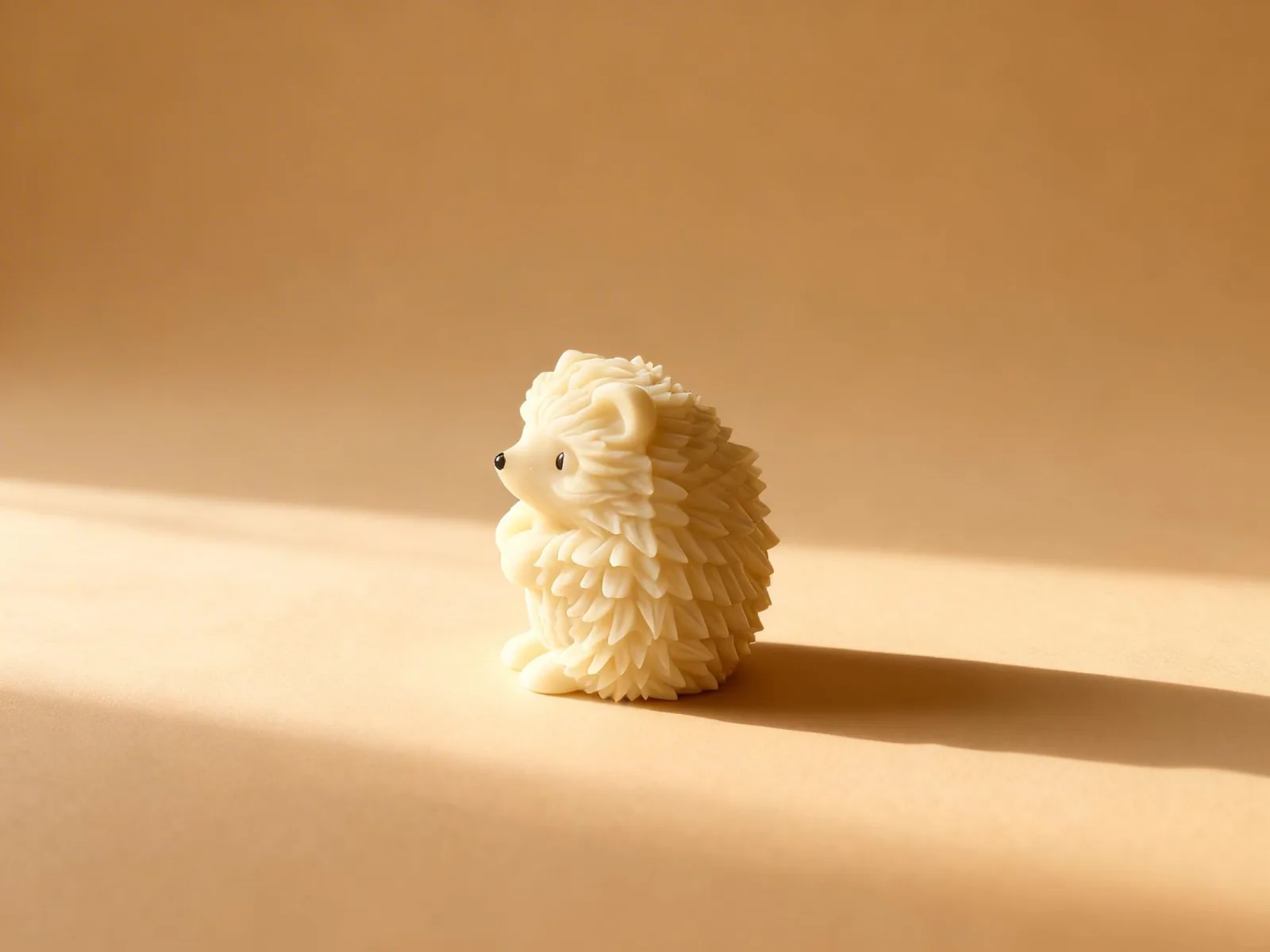 Igelkerze aus Rapswachs – süßer Igel als Herbstdeko & Geschenkidee – Bild 7