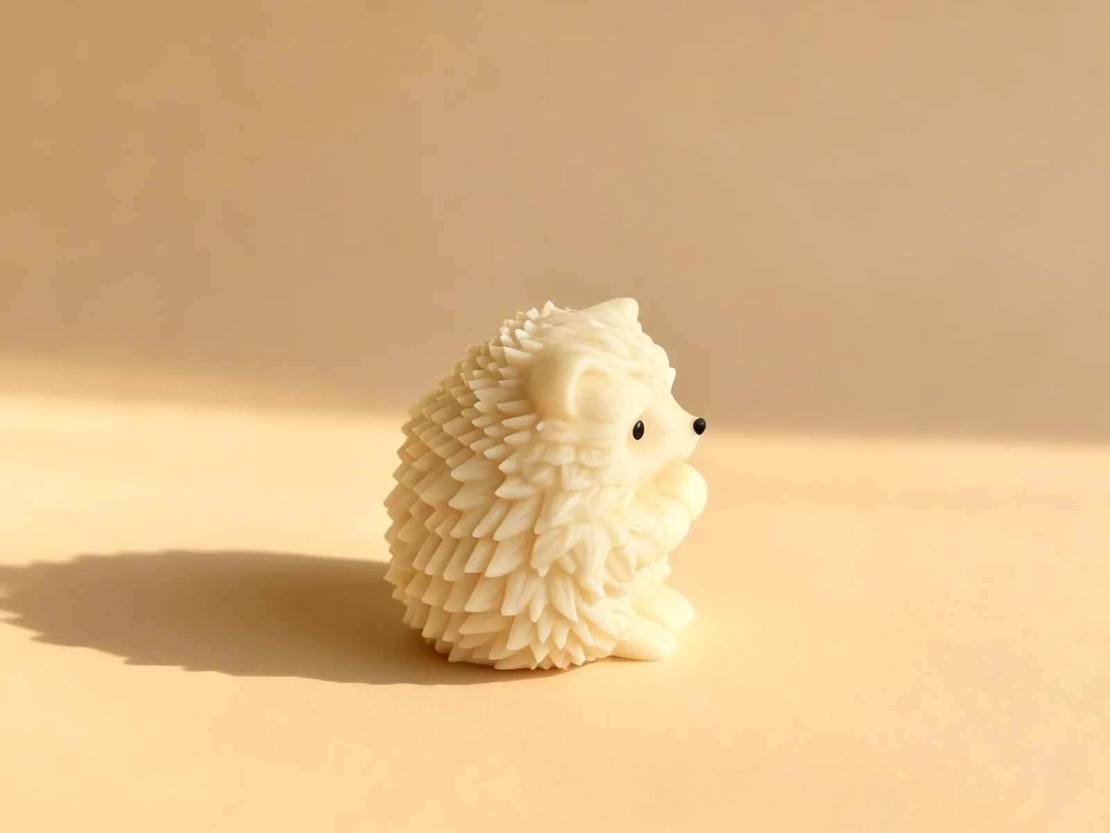 Igelkerze aus Rapswachs – süßer Igel als Herbstdeko & Geschenkidee – Bild 6