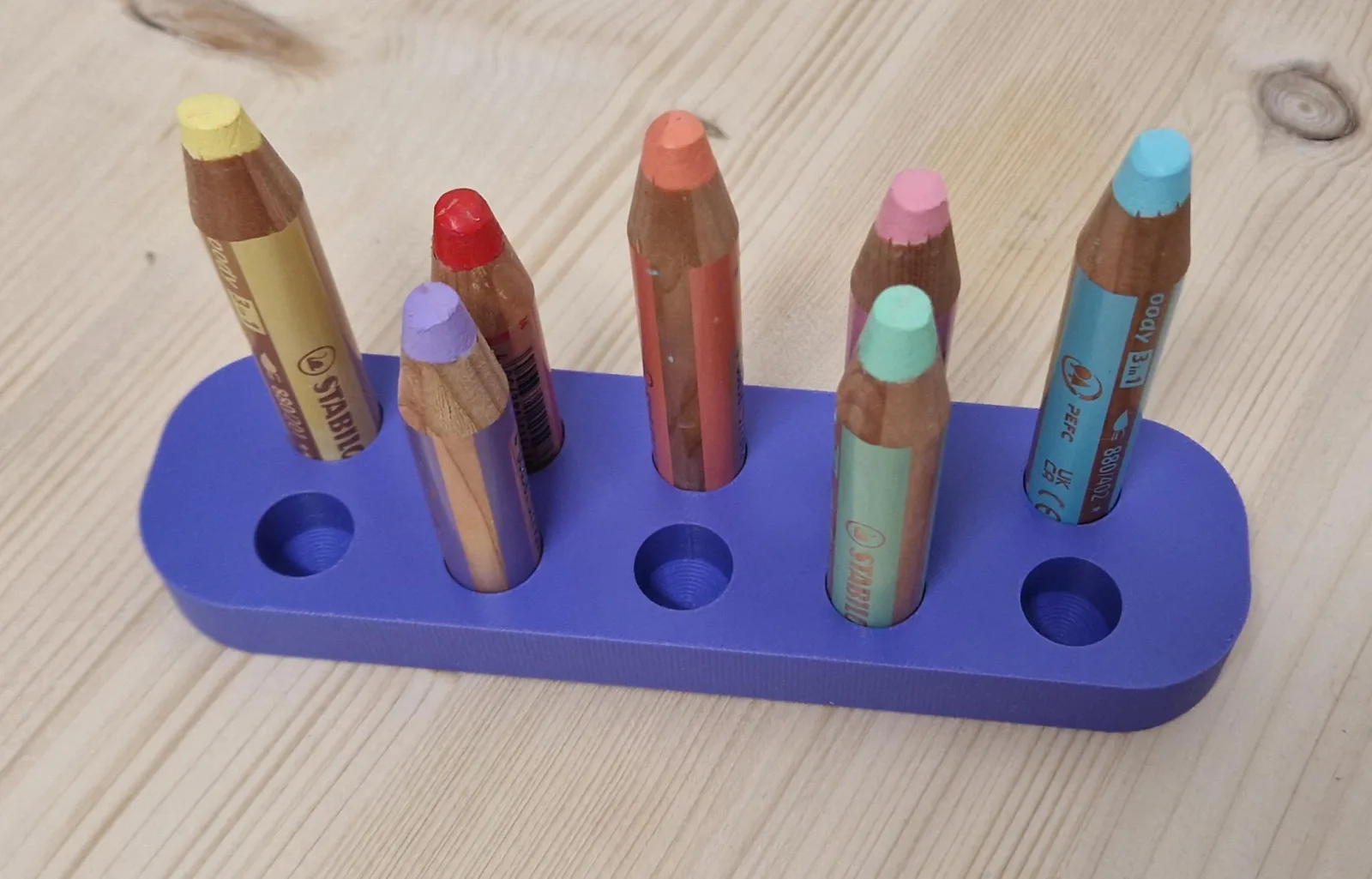 Stiftehalter für Stabilo Woody – 3D-Druck Organizer für 10 Stifte