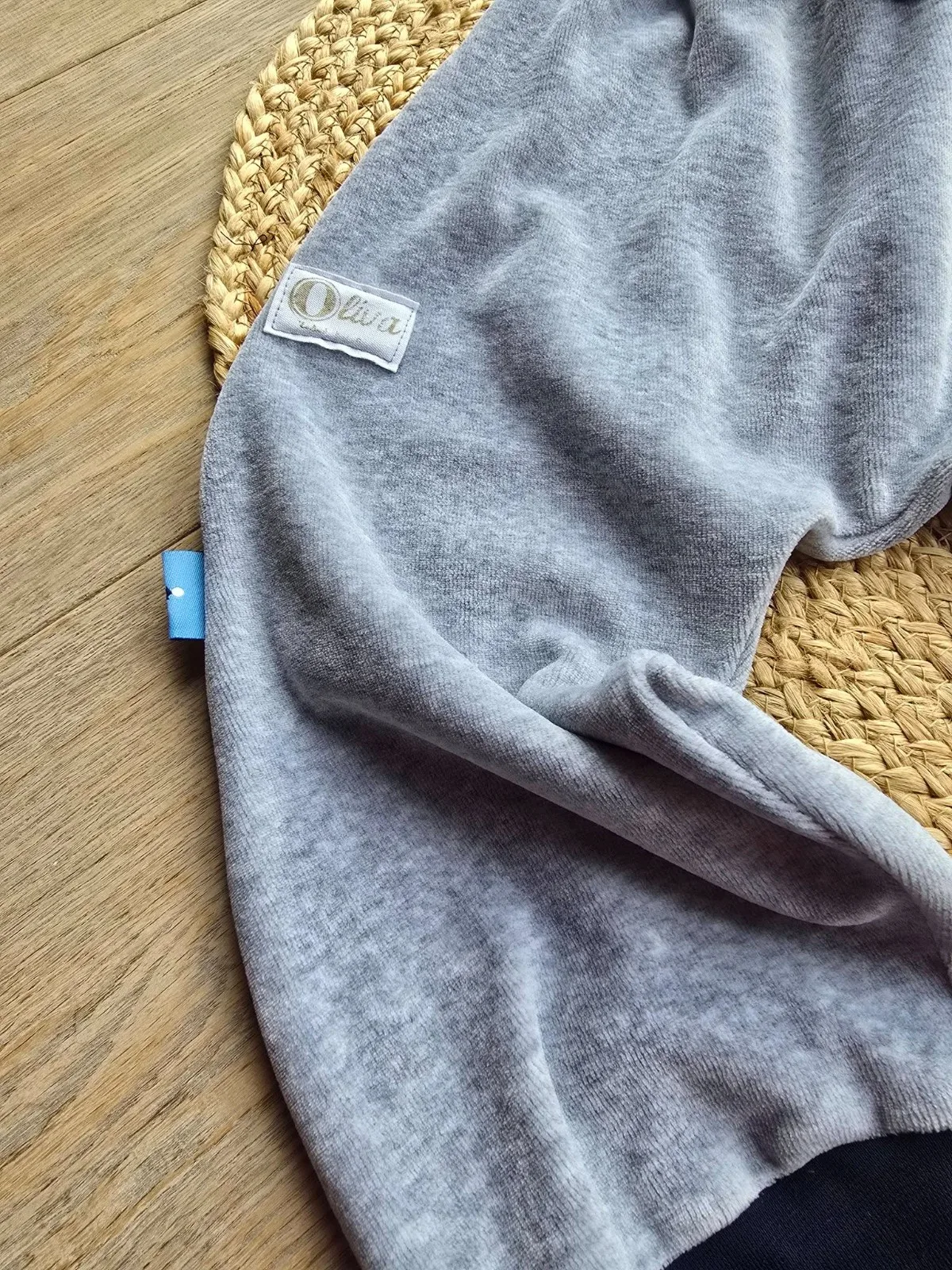Kuschelige Plüsch Pumphose Gr.104/110 Weich Mädchenhose warm, Blumen – Bild 5