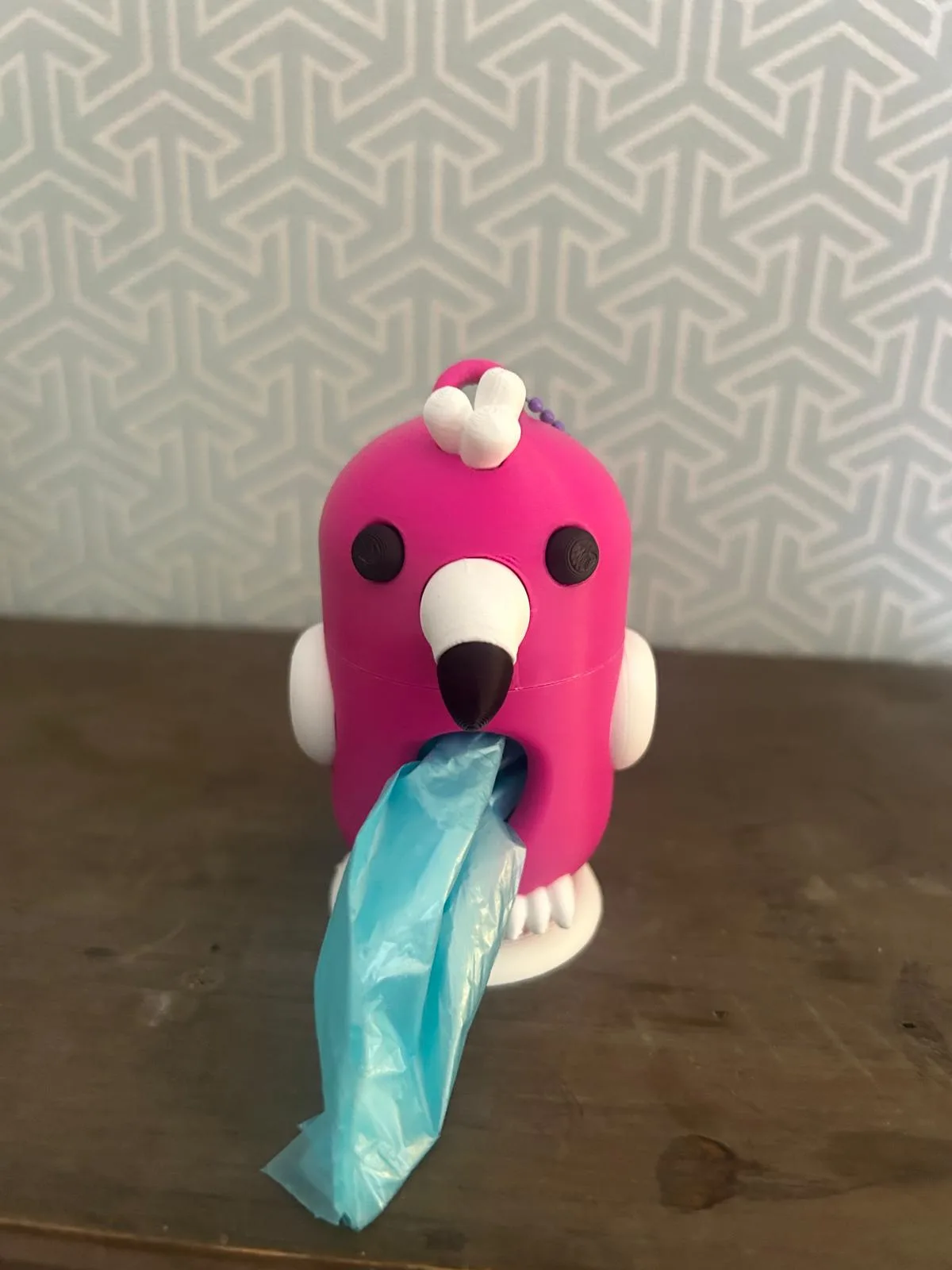 Kotbeutelspender Flamingo aus PLA