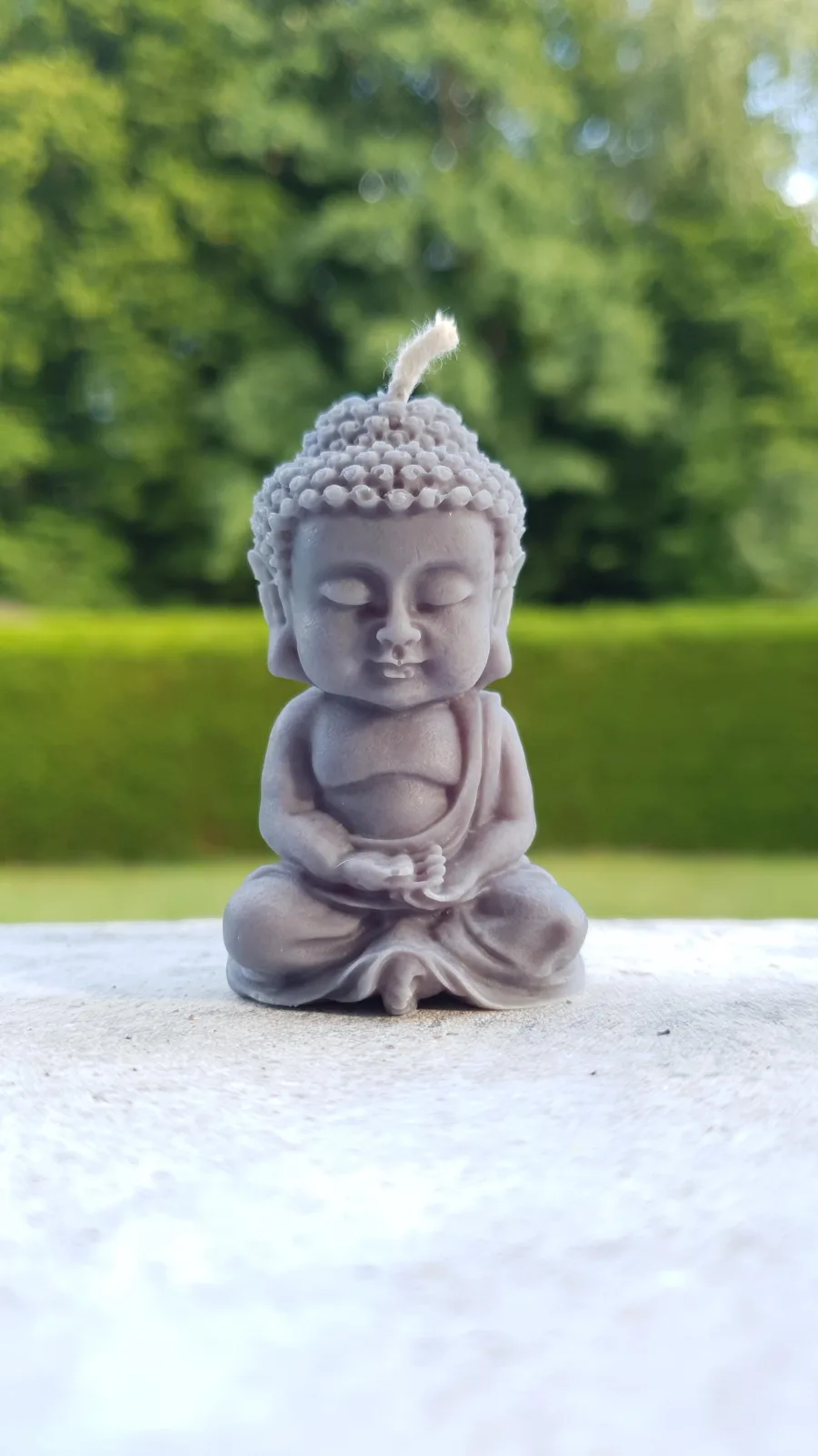 Buddha Kerze aus Rapswachs – Meditationskerze für Yoga & spirituelle Deko