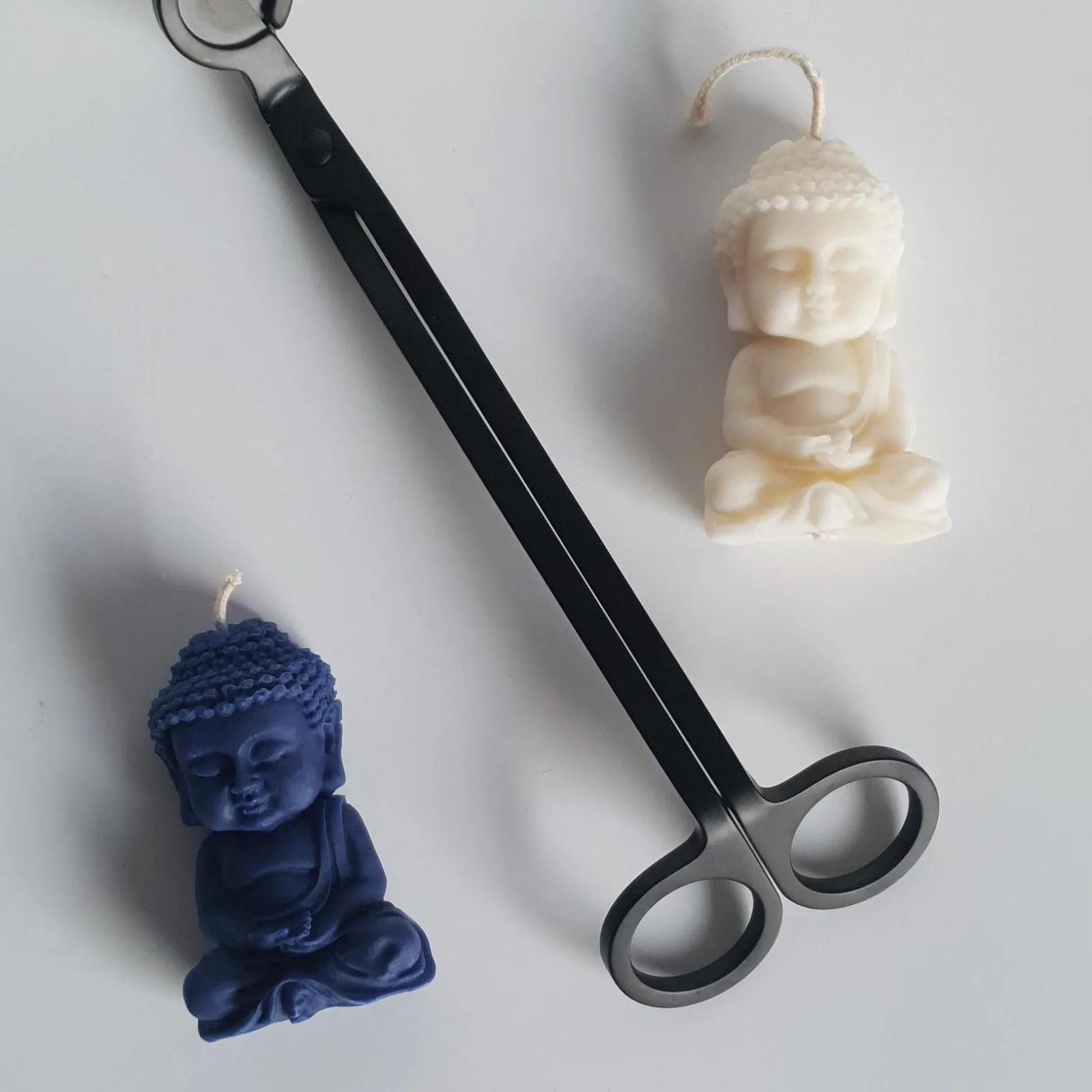 Buddha Kerze aus Rapswachs – Meditationskerze für Yoga & spirituelle Deko – Bild 2